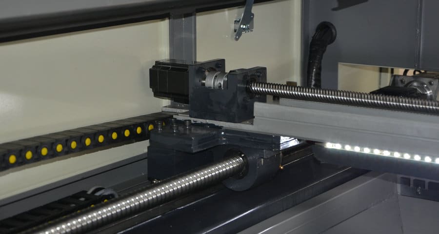 Kugelumlaufspindel einer CNC Maschine